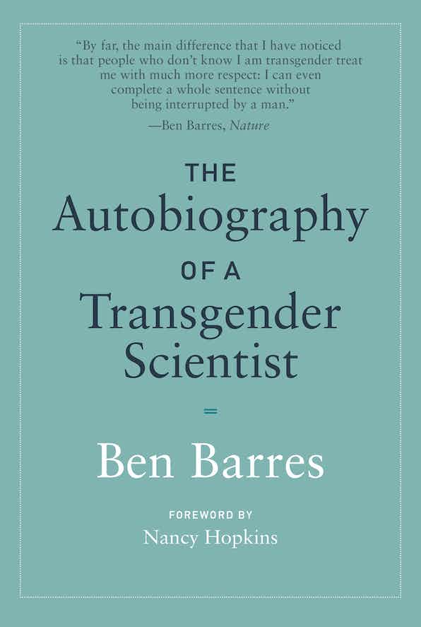 The Autobiography of a Transgender Scientist book jacket 