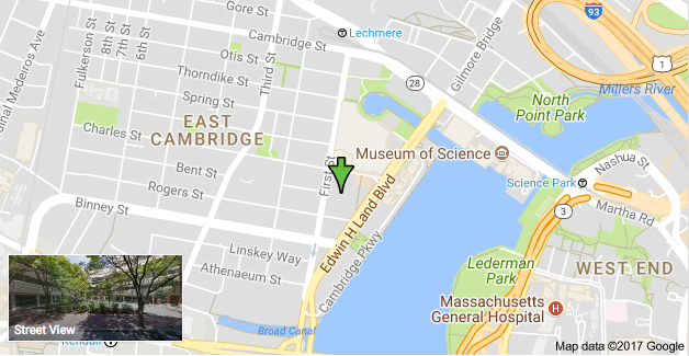 Map of One Rogers Street, Cambridge, MA 02142